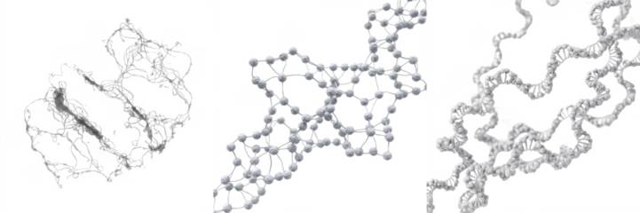 Cell Chromatin (Chromatina, DNA–Protein Complex) Genetic Material Organization Inside Eukaryotic Nucleus Including Euchromatin and Heterochromatin, Chromosome Precursor Structure Isolated on White Bac