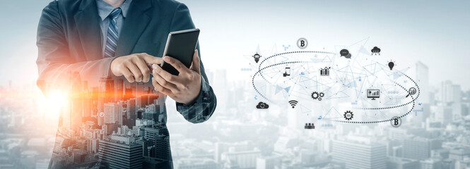 Digital business ecosystem integrating multiple business, ecosystem, and technology elements in a seamless digital network Vouch