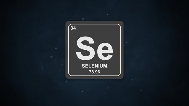 Background accentuates luminous selenium with dynamic particles