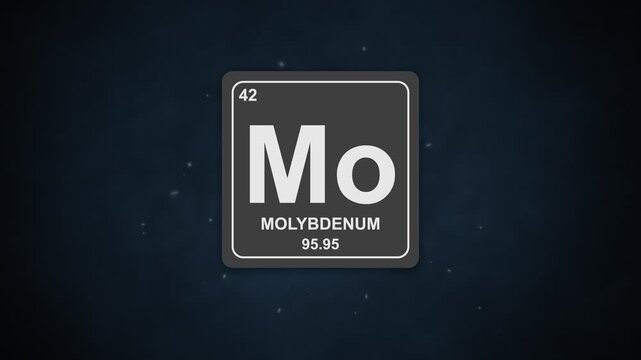 Animation showcasing molybdenum tile in professional metallurgical context