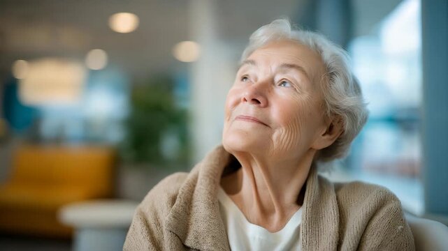 Long term healthcare environments in nursing homes emphasize compassionate care, accessibility, and improved quality of life for seniors. cinematic color correction, natural uneven lighting yet