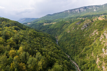 A breathtaking mountain valley scene, Montenegro