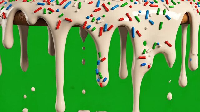 Vector illustration of milk chocolate dripping from a spoon and chocolate bars on a white background with a fun spring holiday party design featuring heart art and flower decorations