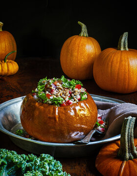 Stuffed pumpkin