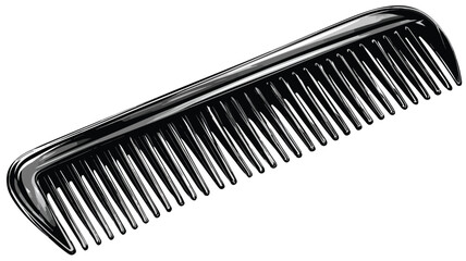 Professional Comb Clipart Vector Art and Illustration with Outline