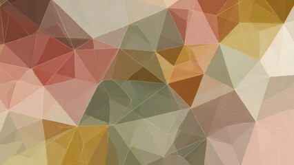 Obraz premium Geometric Triangle Pattern in Earth Tones