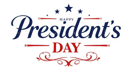 Happy presidents day t shirt design with patriotic typography and stars