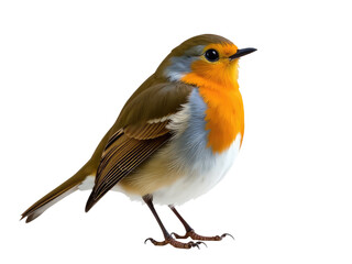 Fototapeta premium A small bird sitting on a tree branch, possibly in a garden or park