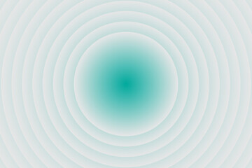 Abstract 3d geometric seamless radiating gradient sphere circle background. Abstract green geometric gradient sphere circle wallpaper, backdrop, and background.  