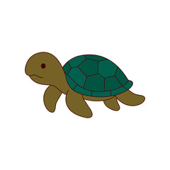 Obraz premium cute sea animal stickers