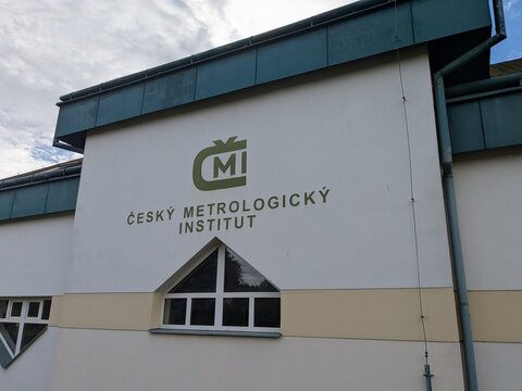 Jihlav,Czech Republic-14.1.2026:Cesky Metrologicky Institut building serving as a national authority for measurement standards,calibration,metrology services supporting industry, scicence and commerce