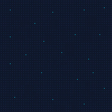 Seamless Tech Dots Grid Pattern Background with Blue and Cyan Digital Network Texture