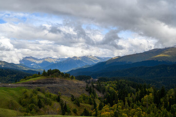 Obraz premium mountains and clouds