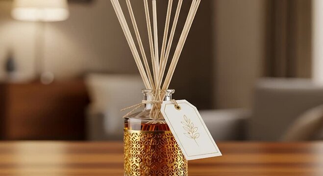 Reed Diffuser with Natural Home Fragrance Decor