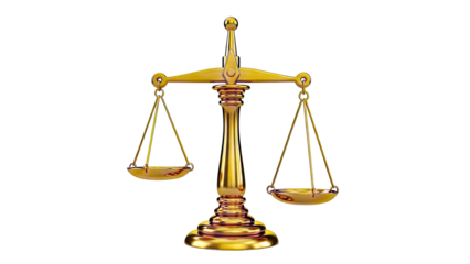 Golden Scales of Justice