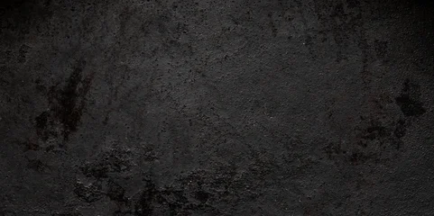 Old dark metal surface with heavy grainy texture and rustic oxidized patina for industrial background © agrus