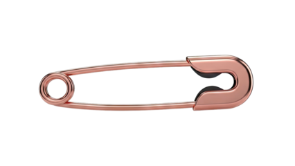 Rose Gold Safety Pin