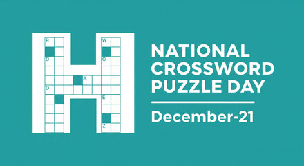 Celebrate National Crossword Puzzle Day on December 21 with fun puzzles