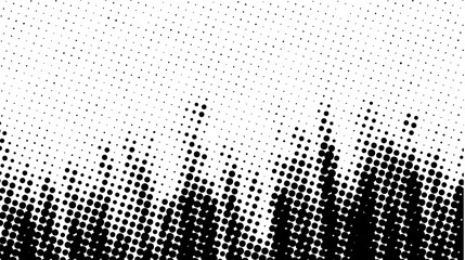 abstract gradient halftone dots background Pop art template texture Vector illustration	