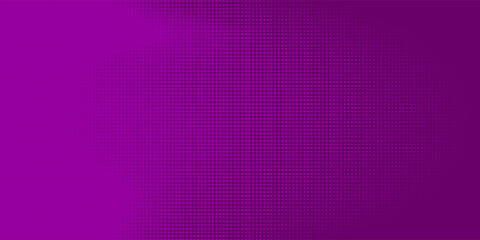Fototapeta premium Abstract dot halftone purple color pattern gradient texture background. Used for graphics pop art comics style.
