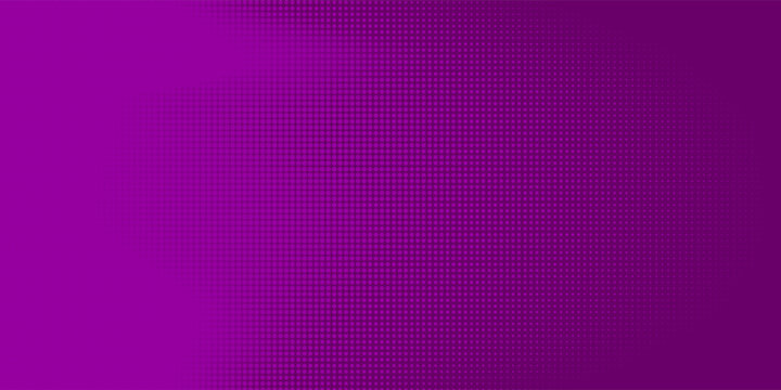 Abstract dot halftone purple color pattern gradient texture background. Used for graphics  pop art comics style.