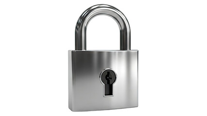 Naklejka premium Silver Padlock