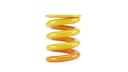 Orange Coil Spring