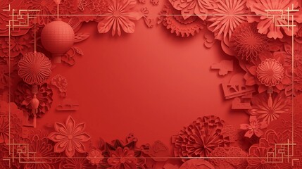 red Chinese new year  background