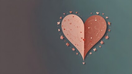 Minimal Valentine Love Banner Design