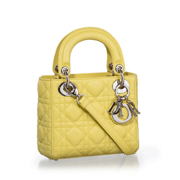 Dior bag, Lady Dior model, in lambskin with Cannage texture. Milan, Italy, October 3_2025