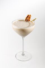 Delicious cocktail served in a clear glass with a unique garnish for a festive occasion