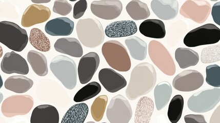 Fototapeta premium Colorful Abstract Stone Pattern Background for Creative Projects