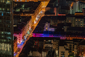 Frankfurter Bahnhofsviertel bei Nacht
