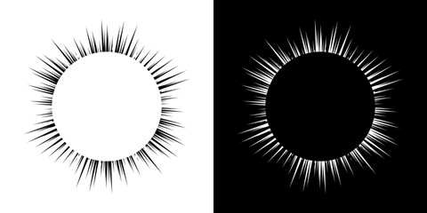 Fototapeta premium Dynamic abstract spiral sound wave rhythm lines. Circular spiral sound wave rhythm of lines. Circular futuristic abstract lines, black and white background.