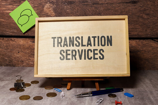 Word writing text Translation Services. Business concept.