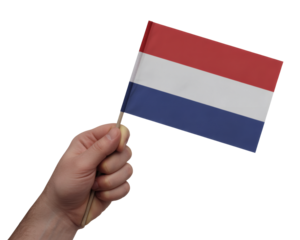 Show your Dutch pride with this spirited flag of the Netherlands held high for celebrating national identity and cultural events
