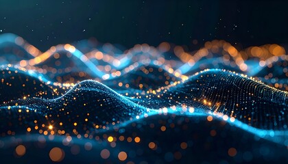 a colorful abstract background with bokeh shapes and lights