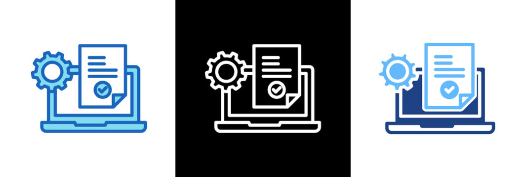 Data Entry triple icon