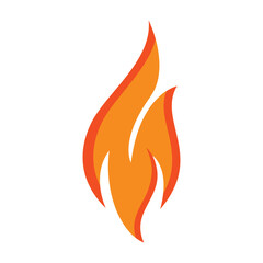 fire flame logo icon, fire icon illustration