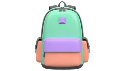 Colorful Cartoon Backpack