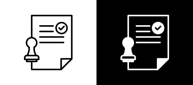 Registration blackwhite icon