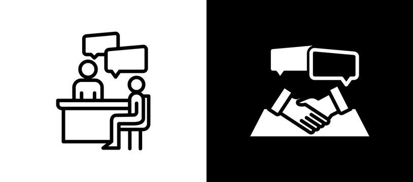 Advisory blackwhite icon