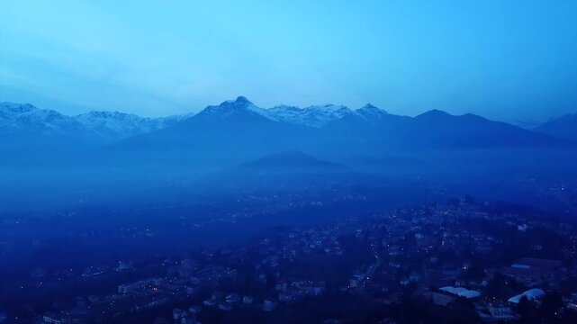 Biella, Italy - Cold and Foggy Medieval Village, Cityscape - Cinematic Sky View
Explore the charm of Biella, Italy, from the top of the hill, offering an incredible sky view and cityscape. Enjoy cinem
