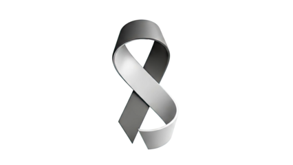 Gray Awareness Ribbon
