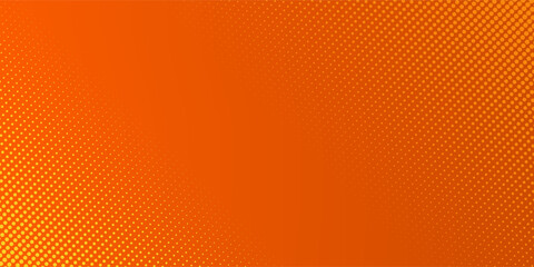 Abstract orange halftone dots background. design art simple. eps 10