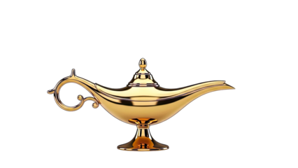 Golden Aladdin's Lamp