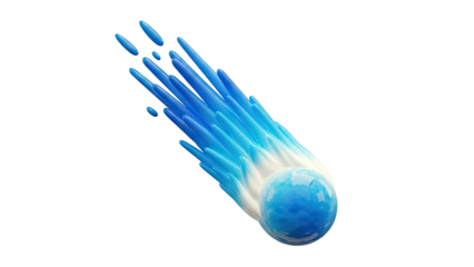 Abstract blue splash effect