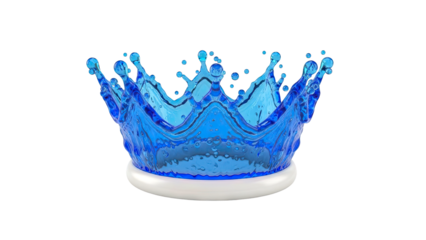 Blue Water Crown Splash