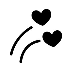 Heart Doodle Icon Vector Symbol Design Illustration