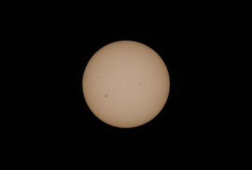 Tokyo,Japan - January 18, 2026: Closeup of the sun in the afternoon